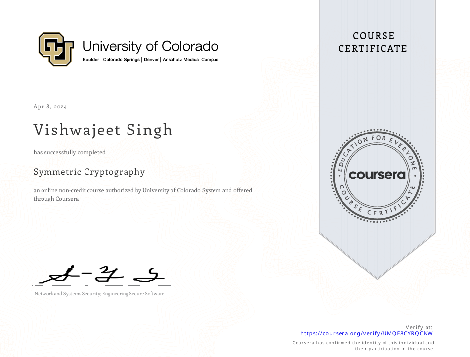 Symmetric Cryptography
